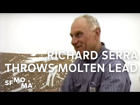 Richard Serra throws molten lead inside SFMOMA