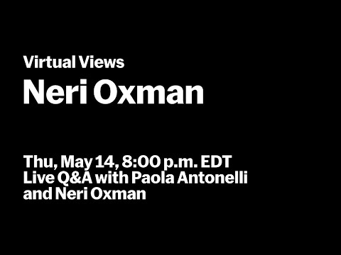 Neri Oxman—Material Ecology | Live Q&amp;A with Paola Antonelli and Neri Oxman | VIRTUAL VIEWS
