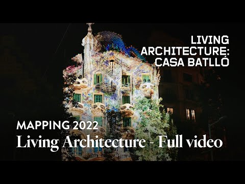 Mapping 4K &quot;Living Architecture: Casa Batlló&quot; by Refik Anadol (Full Video)