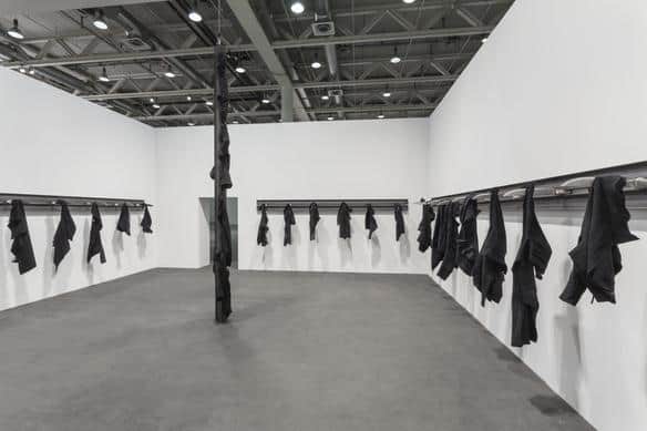 Jannis Kounellis, Untitled, 2014, installation at Art Basel, 2016