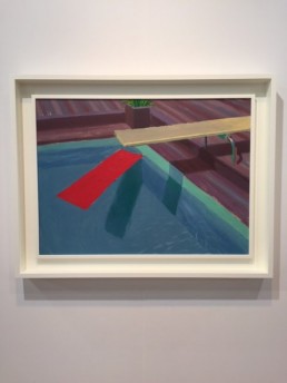 David Hockney, Plastic Sheet Floating in a Pool