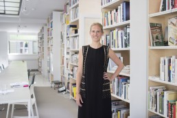 Karoline Pfeiffer at the Independent Collectors office in Berlin