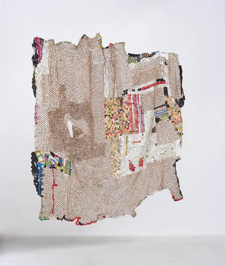 El Anatsui, E-witness, 2017