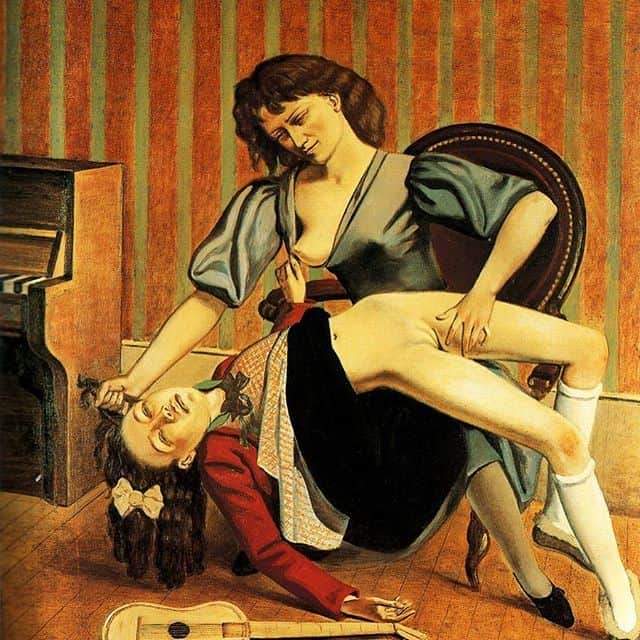 The Guitar Lesson – Balthus, 1934 controversial art