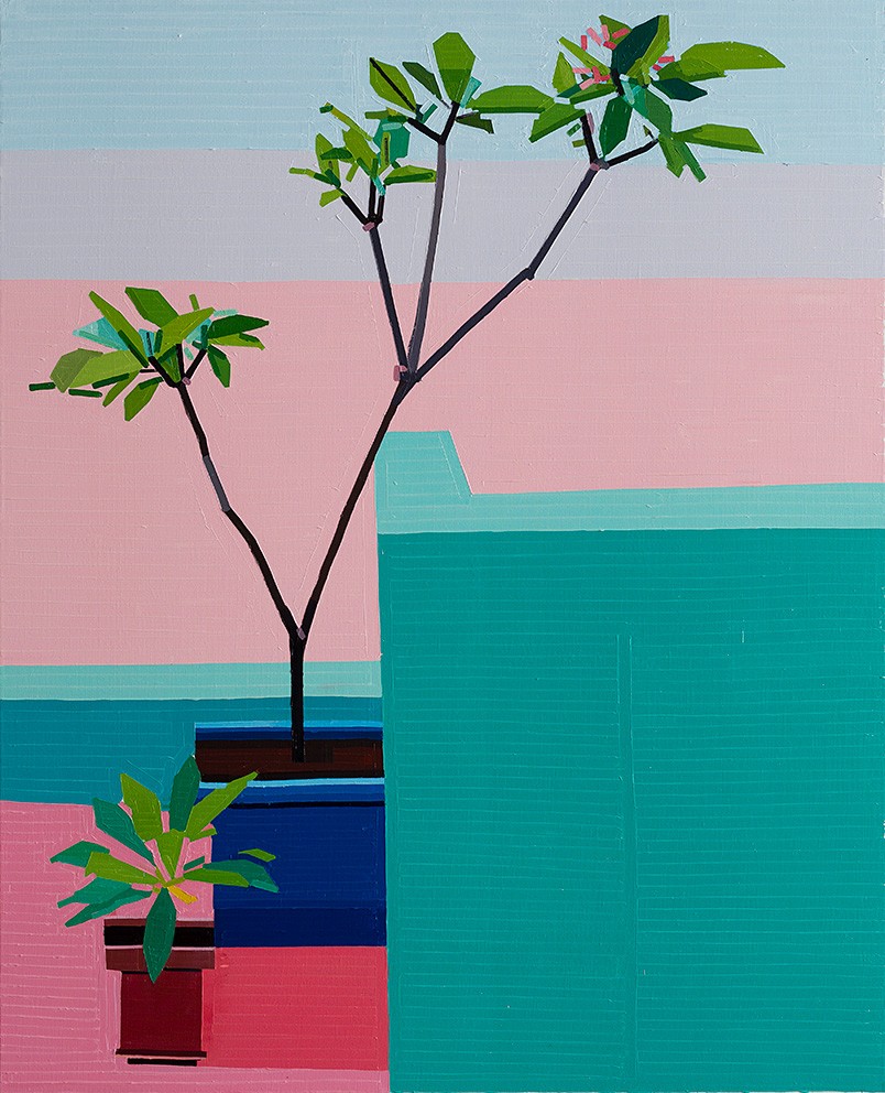 Guy Yanai, Tel Aviv (oil on linen)