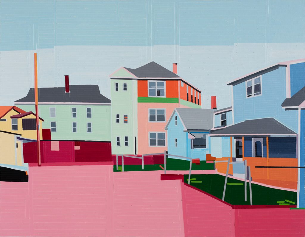 Guy Yanai art. Worcester oil on linen.