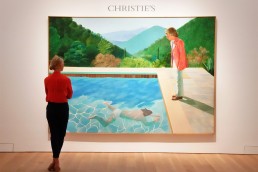 Pool with Two Figures – David Hockney