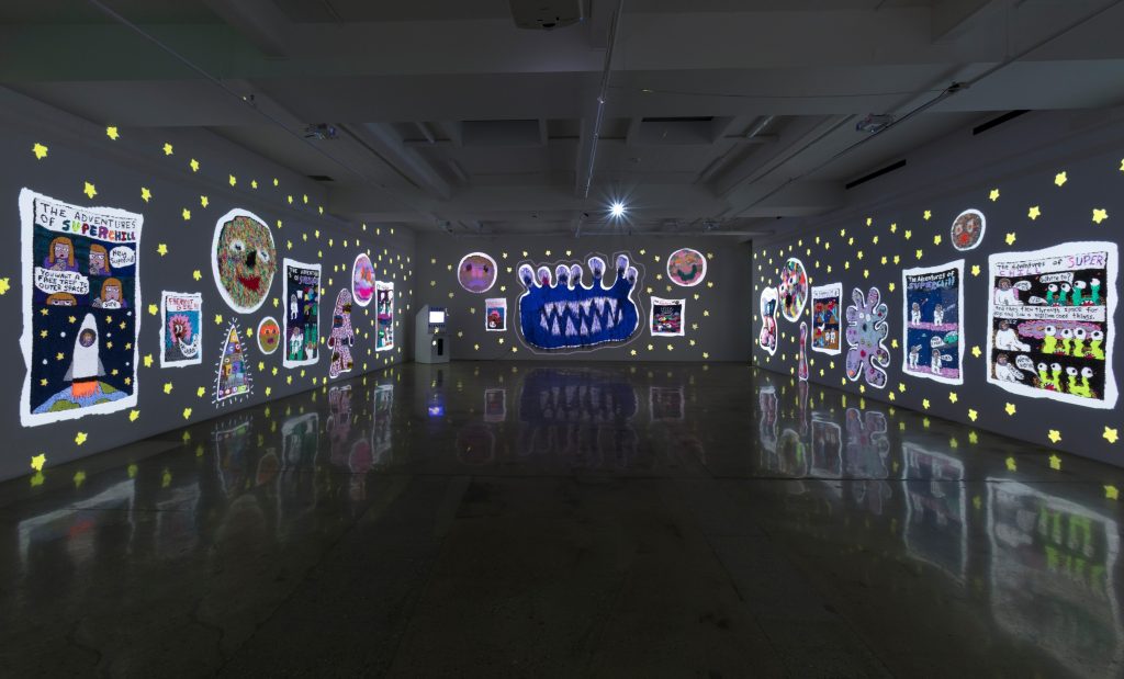 Hannah Epstein. Do You Want A Free Trip To Outer Space?, Installation View
