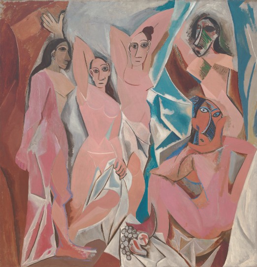Picasso, Les Demoiselles d'Avignon, 1907. Cubist Art