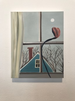 Matthew Wong, Early Moon, 2019, oil on canvas, 20 x 16 inches