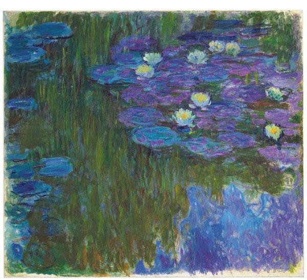 Monet - Nymphéas en Fleur - (1914-17)