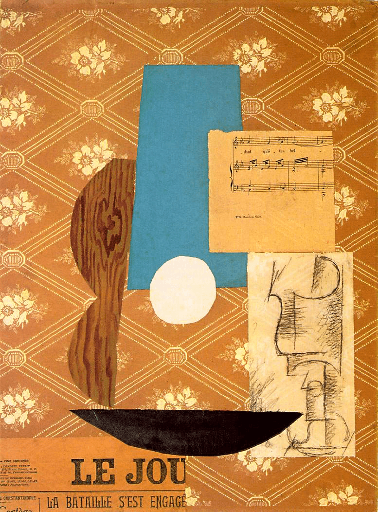 Papier Collé 1913 by Georges Braque