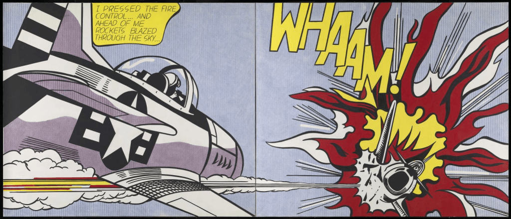 Roy Lichtenstein Pop Art. Whaam!