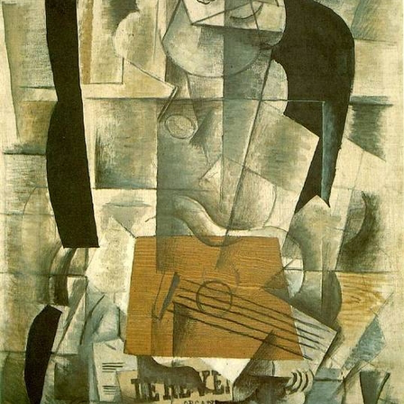 Papier Collé 1913 by Georges Braque