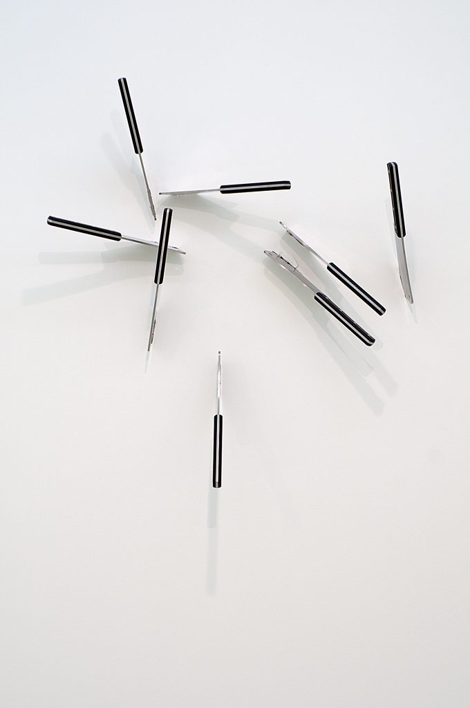 Cleavers installed at Galerie Judin exhibition: Sculptures and Drawings 1966 – 2009 (Part I), 2009. 