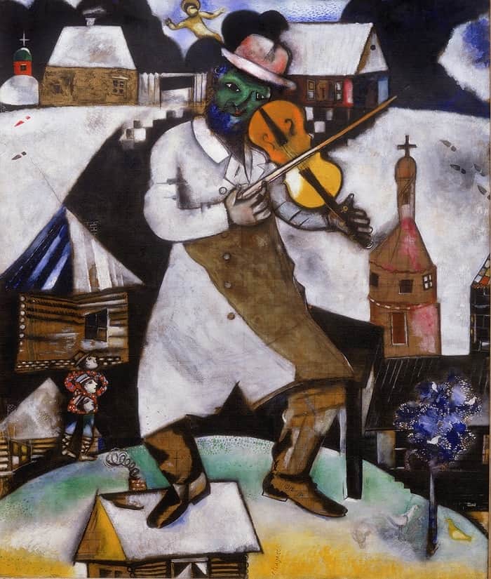 Marc Chagall, The violinist