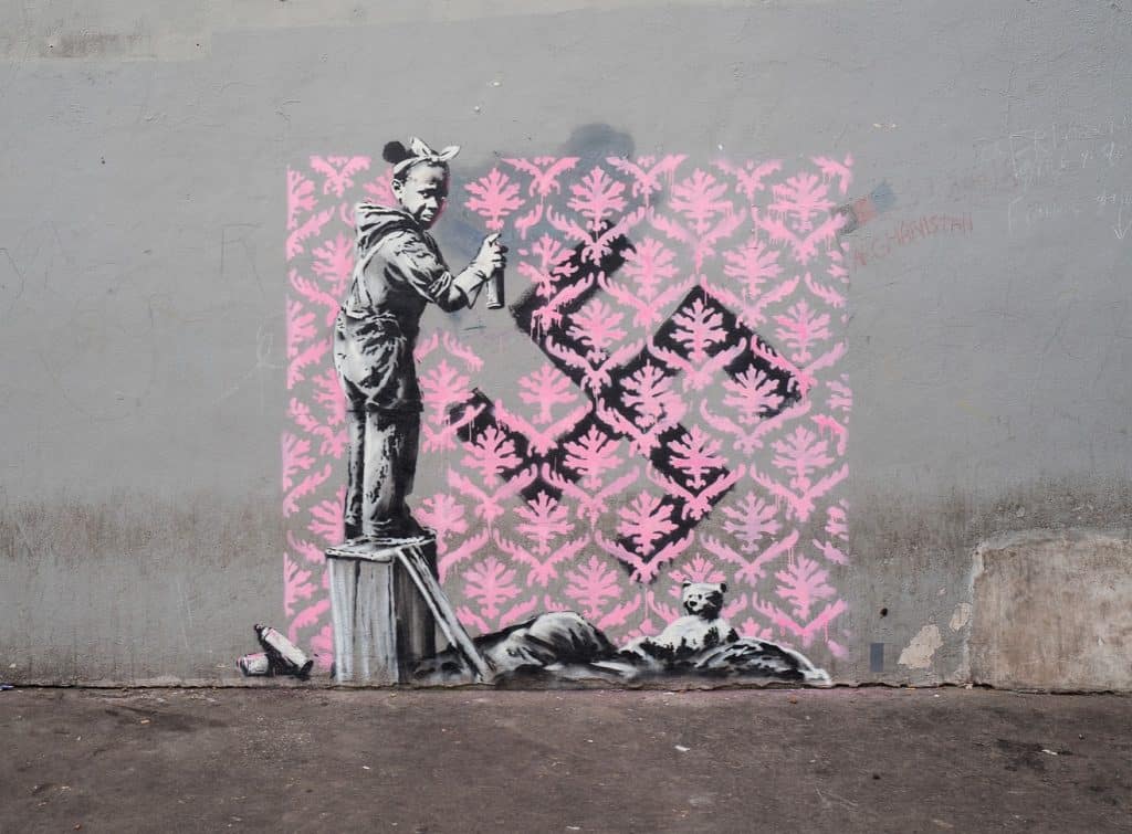 Banksy, Trompe l’oeil