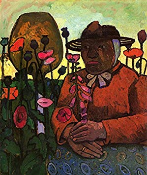 Modersohn-Becker, Old Poorhouse Woman with a Glass Bottle