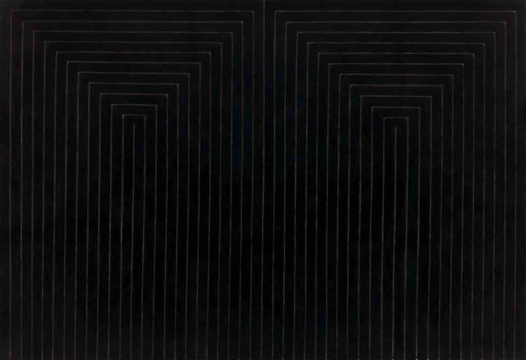 The Marriage of Reason and Squalor, II (1959) by Frank Stella