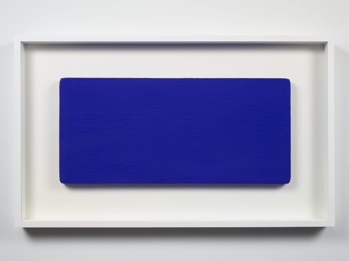 Yves Klein, YVES KLEIN BLUE TEXTURAL MODERN ART PAINTING (1928)