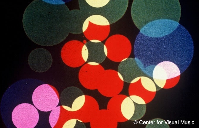 Still from Fischinger's Kreise (Circles)