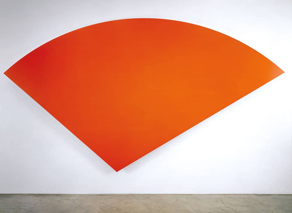 Red curve (1986) by Ellsworth Kelly