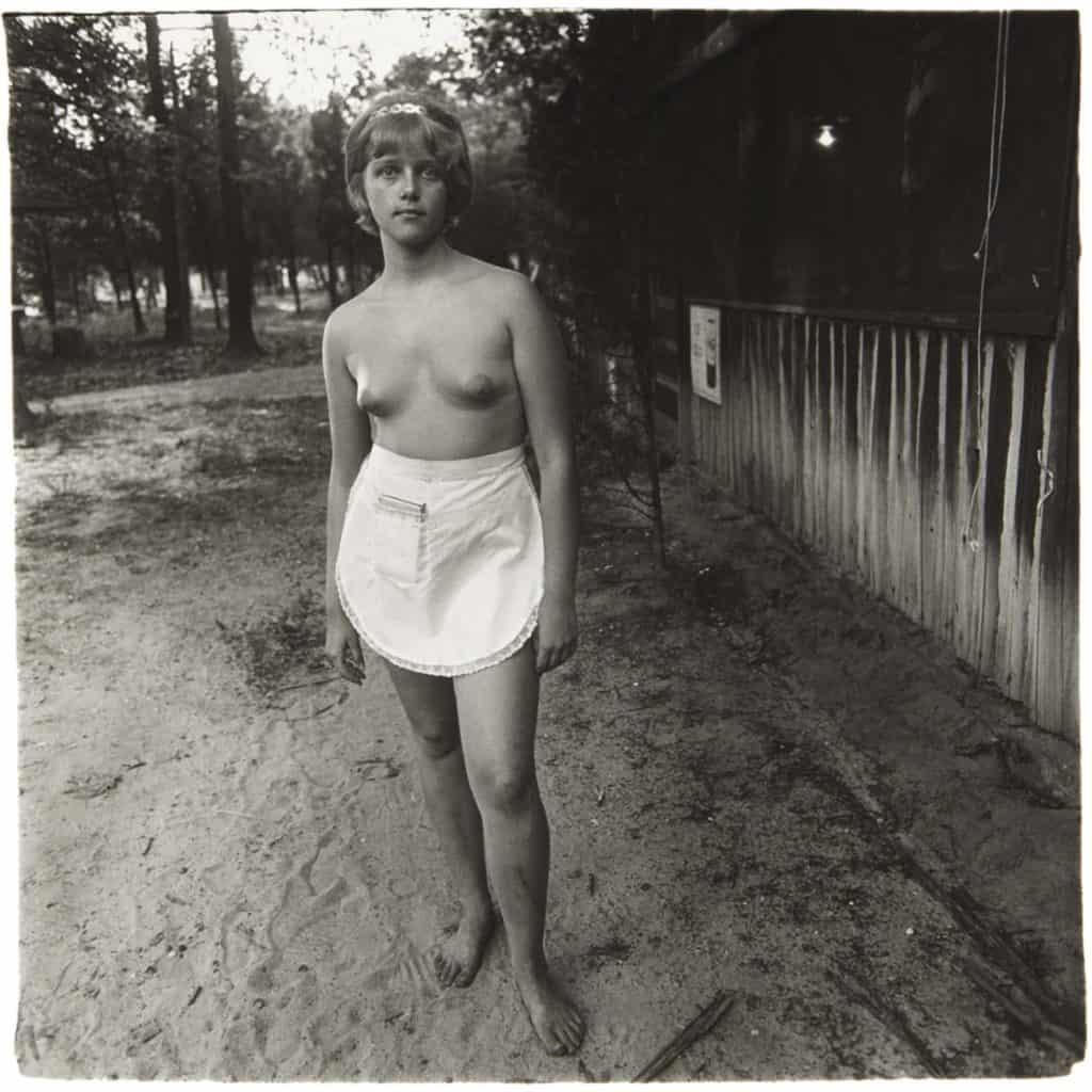 Diane Arbus, Waitress, Nudist Camp N.J., 1963