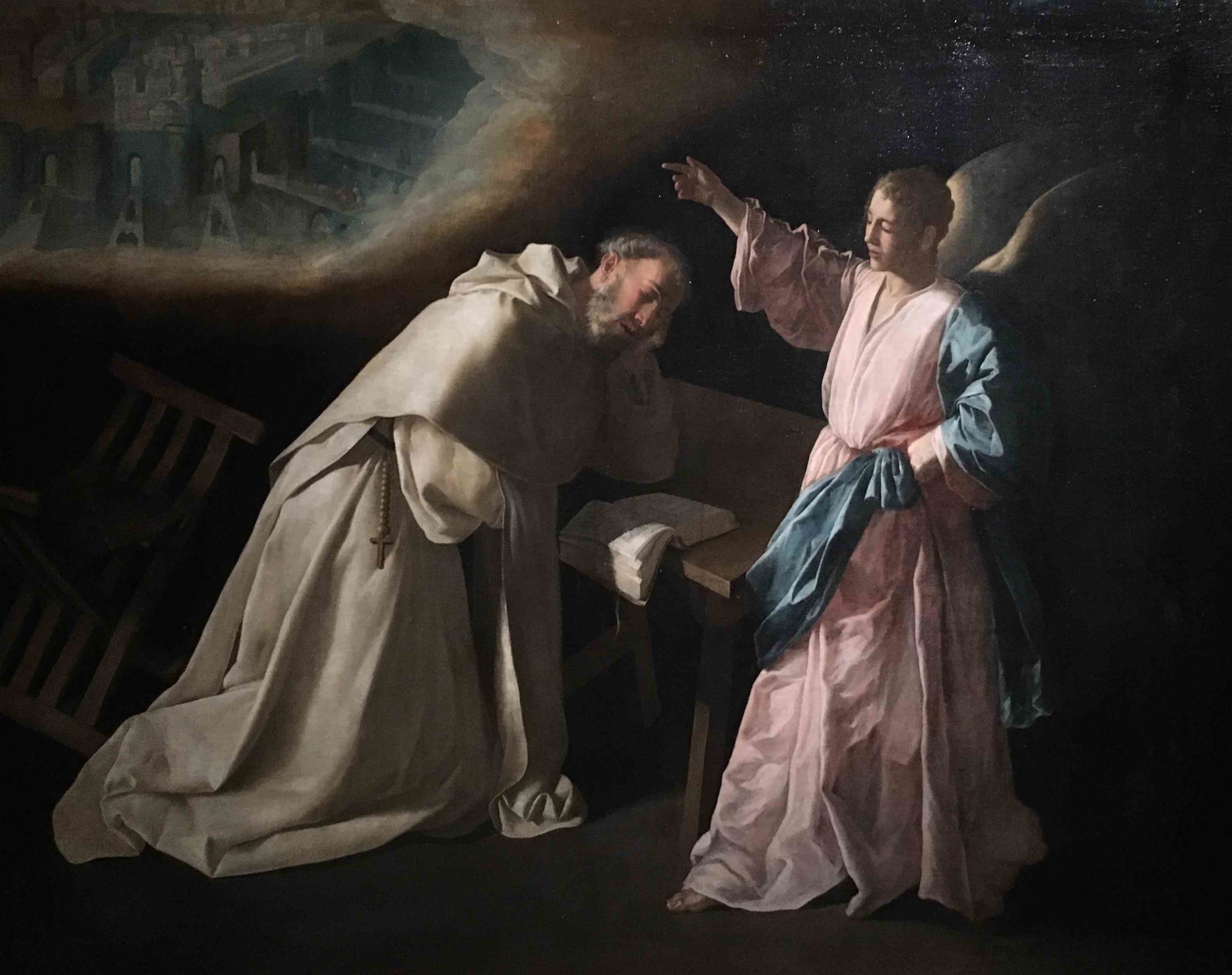 Francisco de Zurbarán, The Vision of Saint Peter Nolasco, 1629.