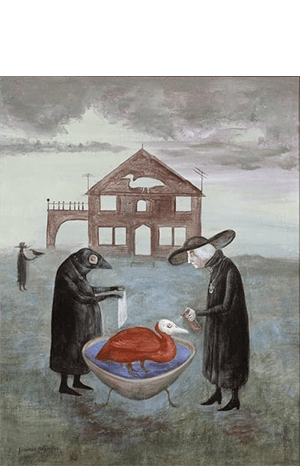 Leonora Carrington, Bird Bath II, 1978