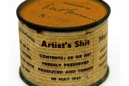 No.80, in a series of ninety cans of Manzoni's 'Artist's Shit'