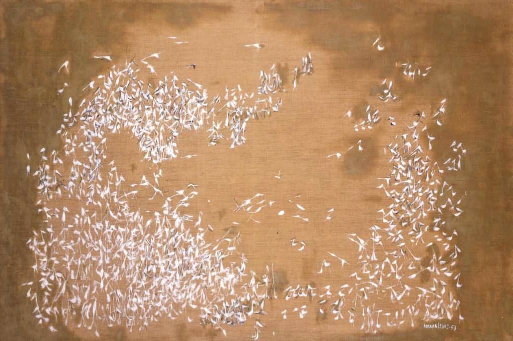 Norman Lewis, Migrating Birds, 1953. 