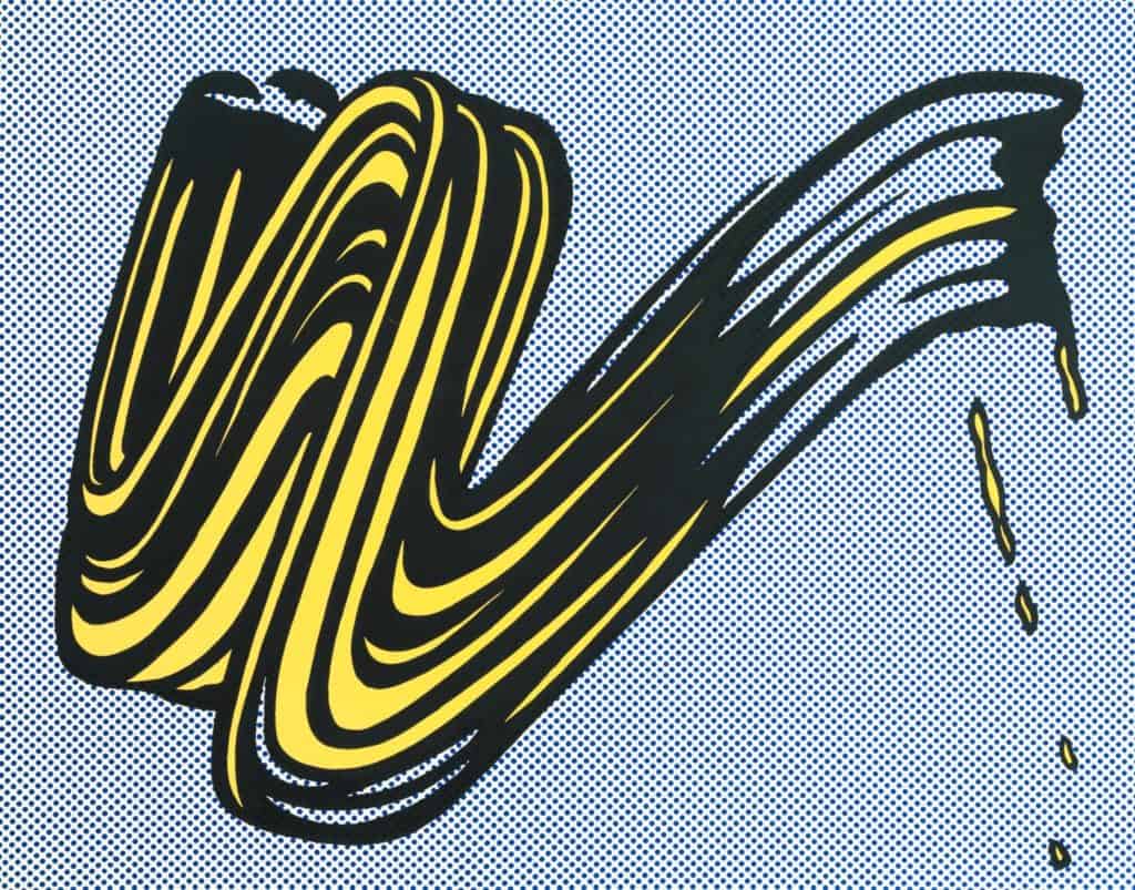 Brushstroke (1965) by Roy Lichtenstein