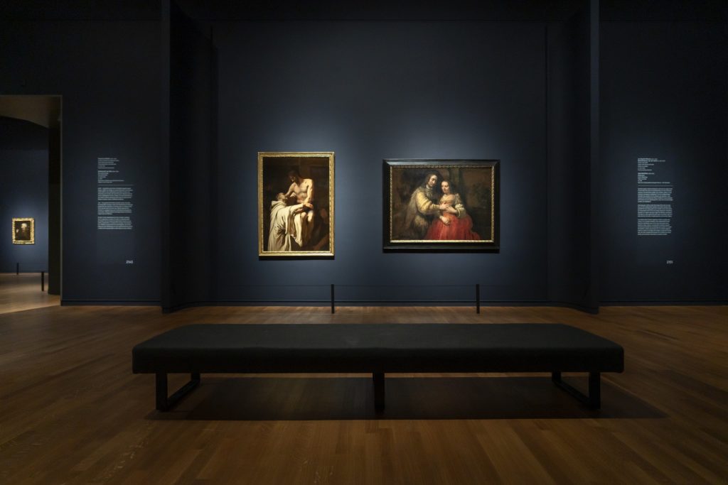 Rembrandt-Velázquez Installation View at Rijksmuseum, Amsterdam