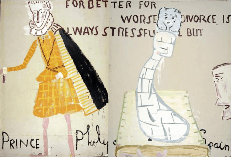 Lords and Ladies (2006) by Rose Wylie