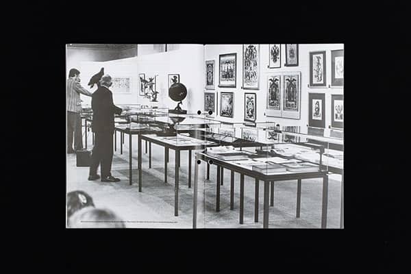 Marcel Broodthaers, installation view of the Musée d’Art Moderne, Département des Aigles, Section des Figures.