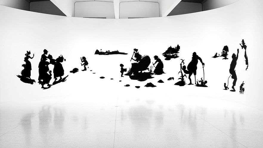 The End of Uncle Tom and the Grand Allegorical Tableau of Eva in Heaven (1995) by Kara Walker.