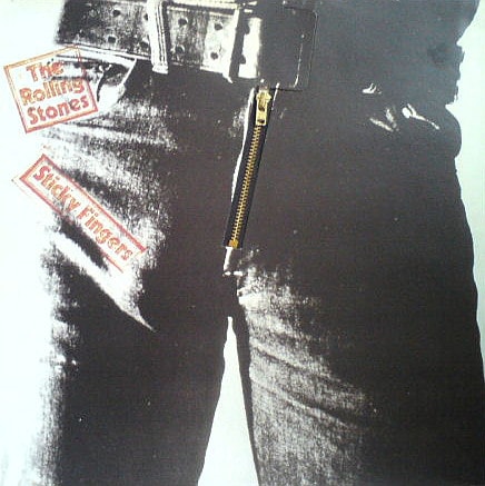 Sticky Fingers designed by Andy Warhol, 1971