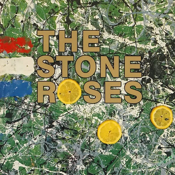The Stone Roses album cover inspired by the work of Jackson Pollock, 1989