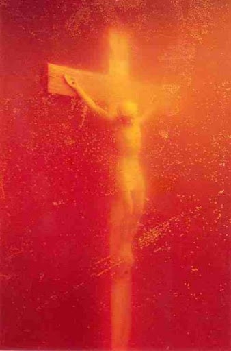 Immersion (Piss Christ) photograph by Andres Serrano, 1987 