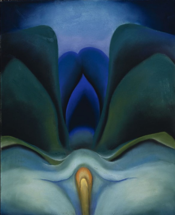 Georgia O'Keeffe, Blue Flower, 1918. 