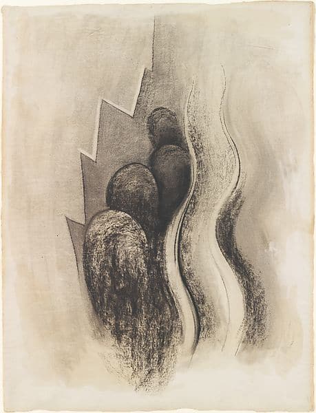 Georgia O'Keeffe, Drawing XIII, c. 1915. 