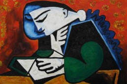 The Reader, 1953, Pablo Picasso. Collection of National Gallery - Staatliche Museen zu Berlin.
