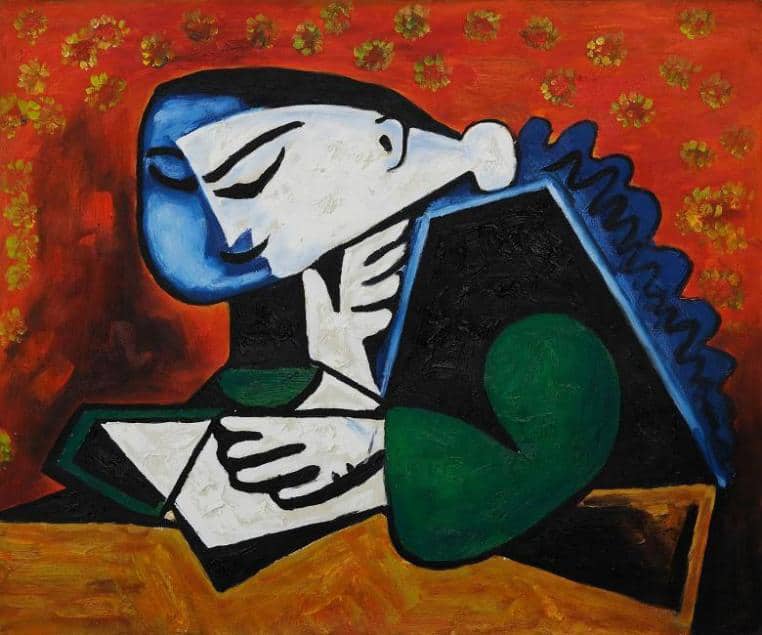 The Reader, 1953, Pablo Picasso. 