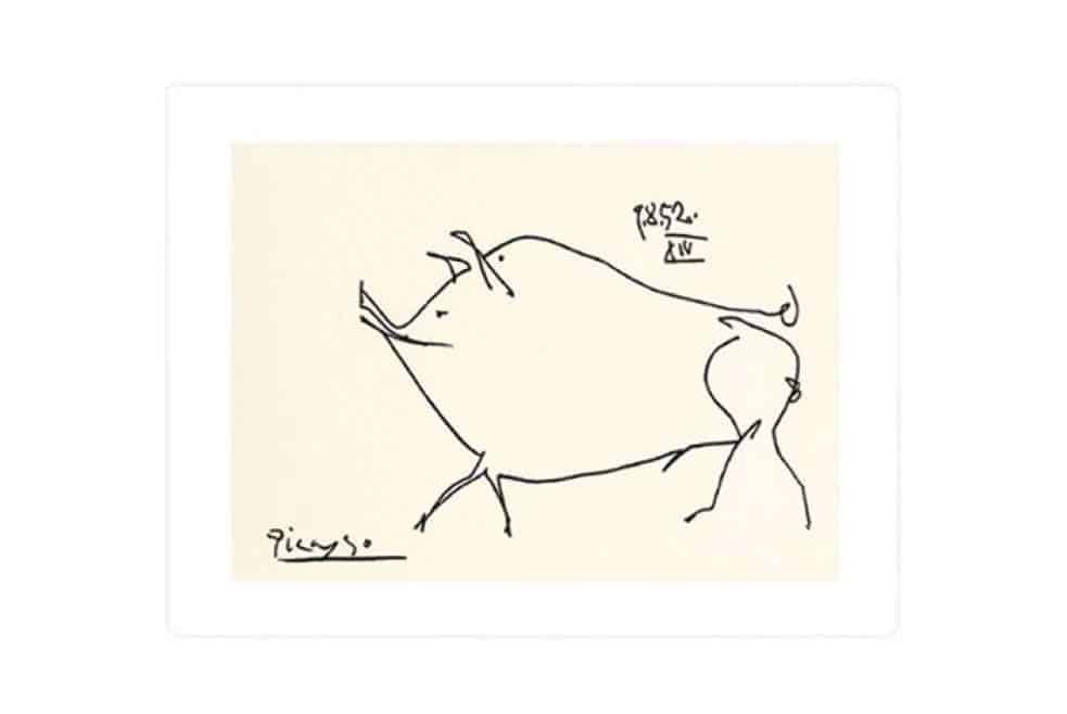 Pig Serigraph by Pablo Picasso