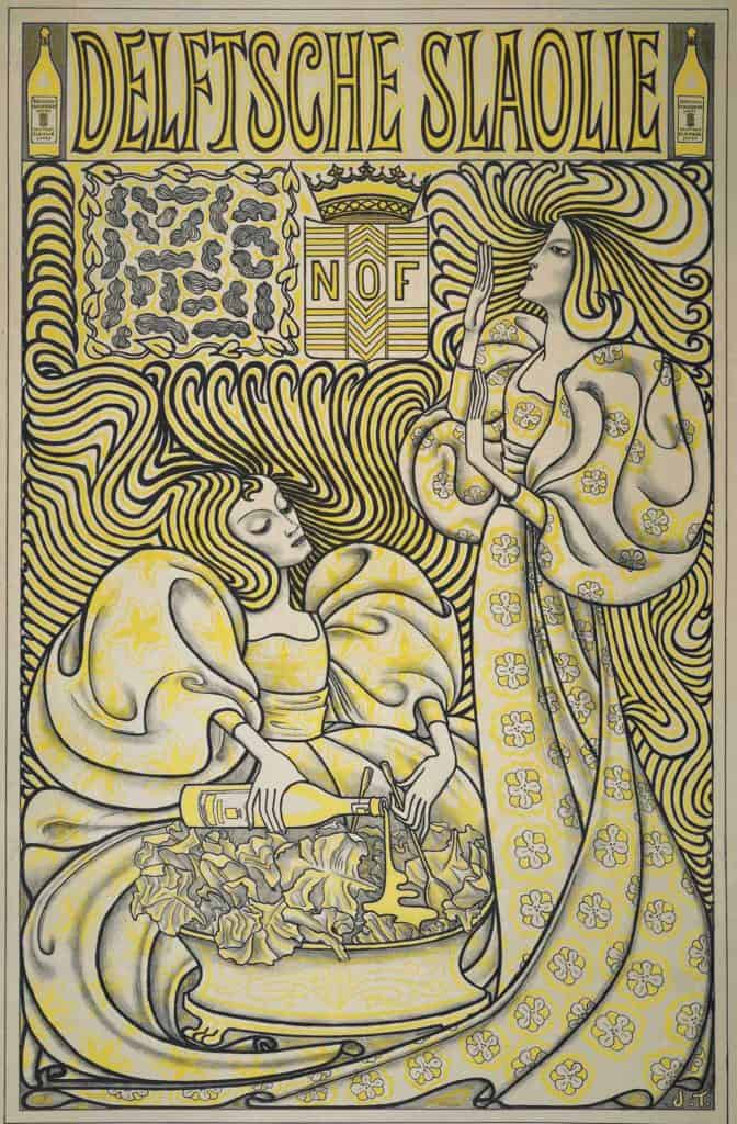 Jan Toorop, Delftsche Slaolie, 1893. 