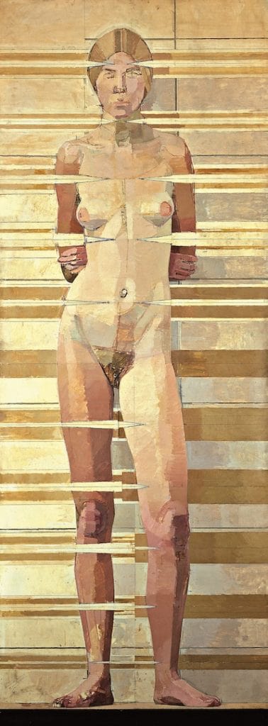 Euan Uglow, Nude from Twelve Regular Vertical Positions from the Eye, 1967, Victoria Gallery Museum University of Liverpool. 