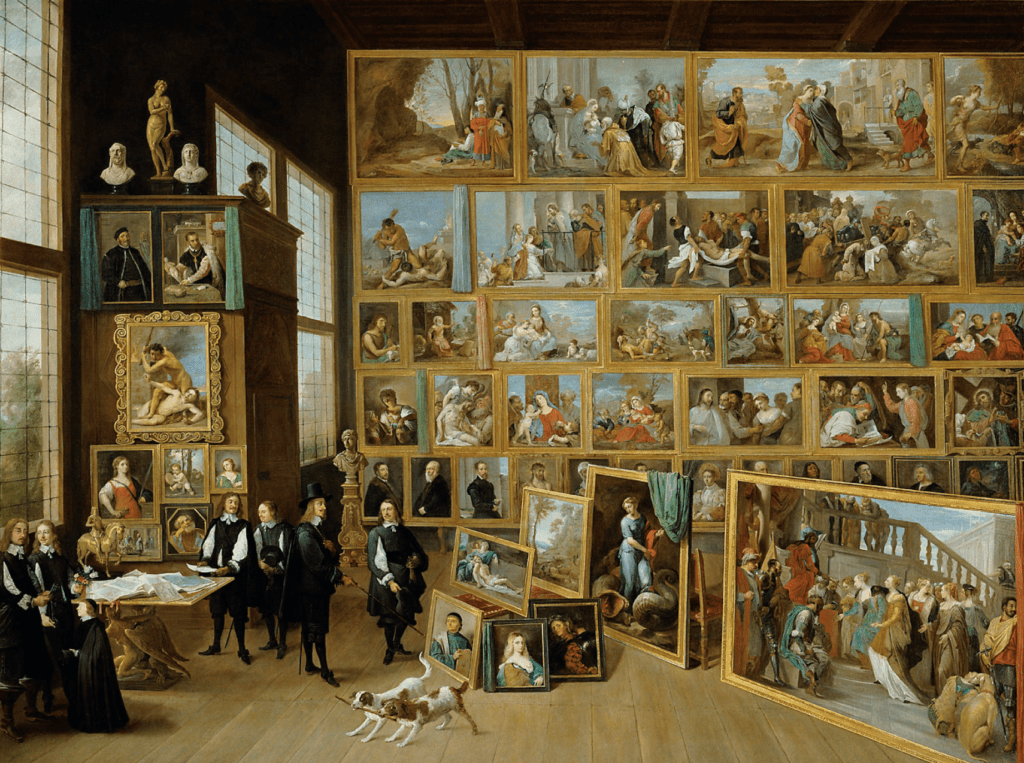 The Archduke Leopold Wilhelm in his Painting Gallery in Brussels