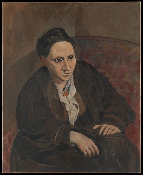 Picasso's portrait of friend and patron Gertrude Stein, 1905-1906