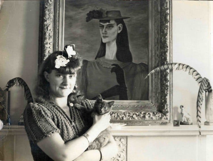 Gertrude Abercrombie with Self-Portrait