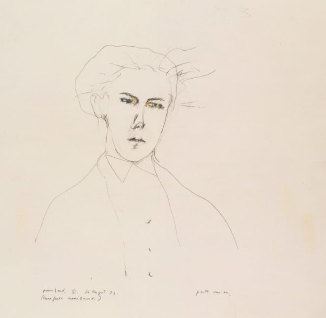 Patti Smith, Portrait of Rimbaud, 1973